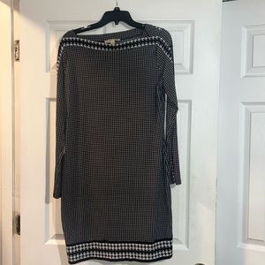 Michael Kors large black and white dress.